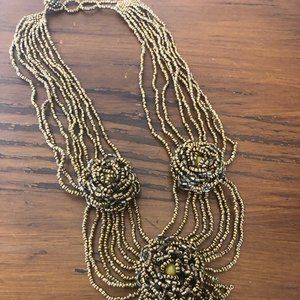 Seedalicious! Bronze Seed Bead Necklace!